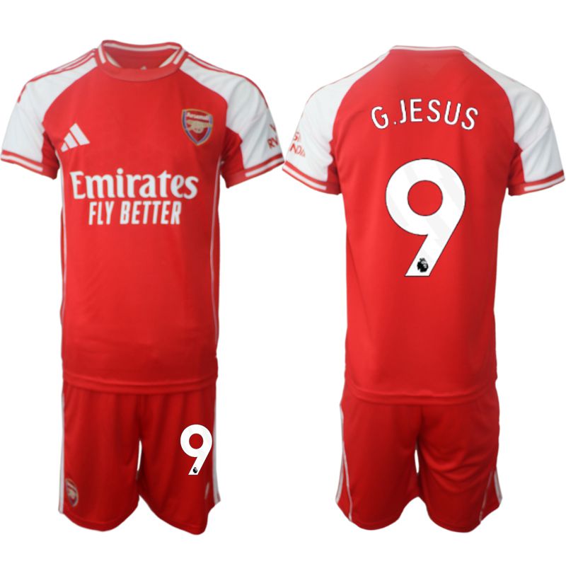 Men 2025-2026 Season Club Arsenal home red #9 Soccer Jersey